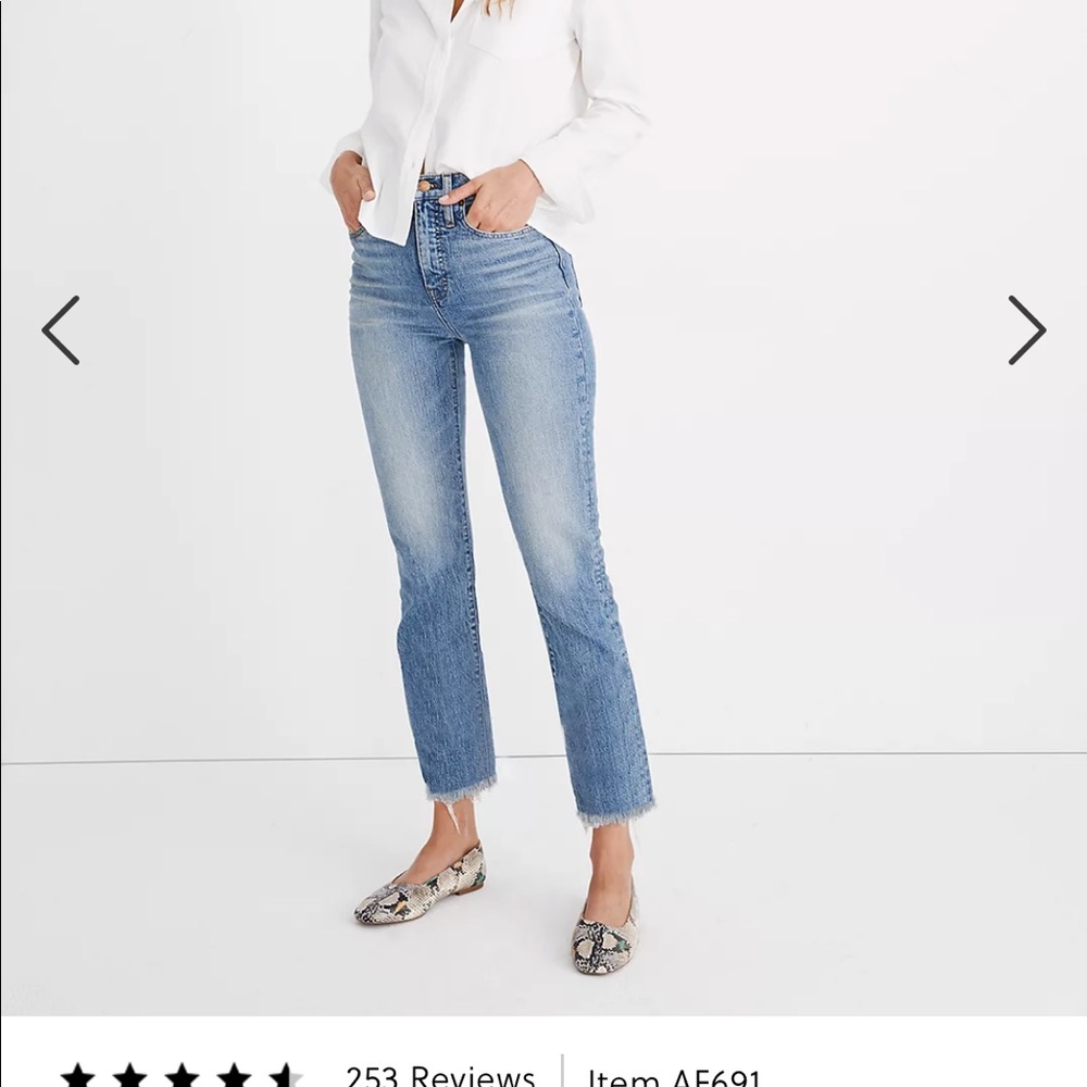 Madewell perfect vintage jean in Ainsworth wash